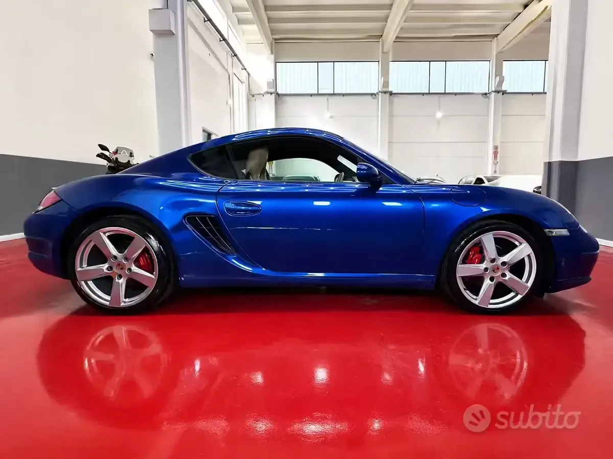 Usata Porsche Cayman 320 CV (235 kW) 2010 Blu Coupé
