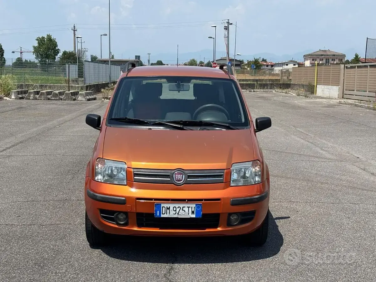 Usata Fiat Panda Dynamic 60 CV (44 kW) 2008 Arancione Utilitaria