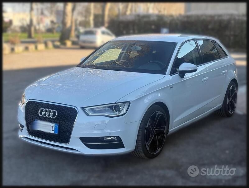 Usata Audi A3 Cabriolet Ambition 150 CV (110 kW) 2015 Bianco Cabrio