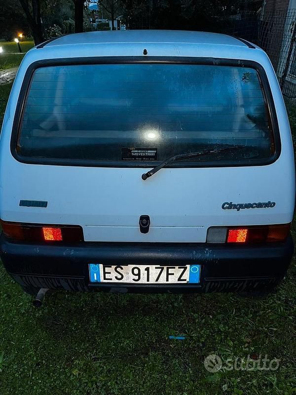 Usata Fiat 500 50 CV (36 kW) 1993 Bianco Berlina