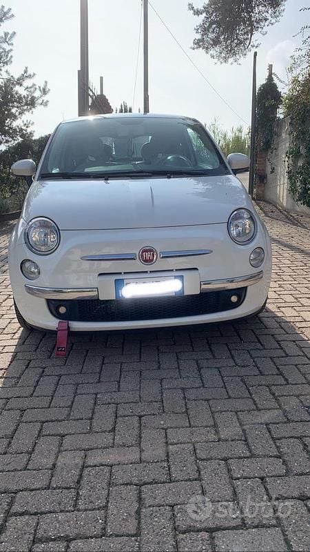 Usata Fiat 500 Lounge 95 CV (69 kW) 2015 Bianco Berlina