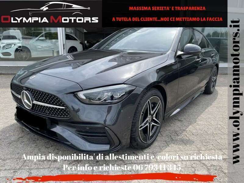 Usata Mercedes C220 Premium Plus 200 CV (147 kW) 2023 Graphitgrau grau Berlina