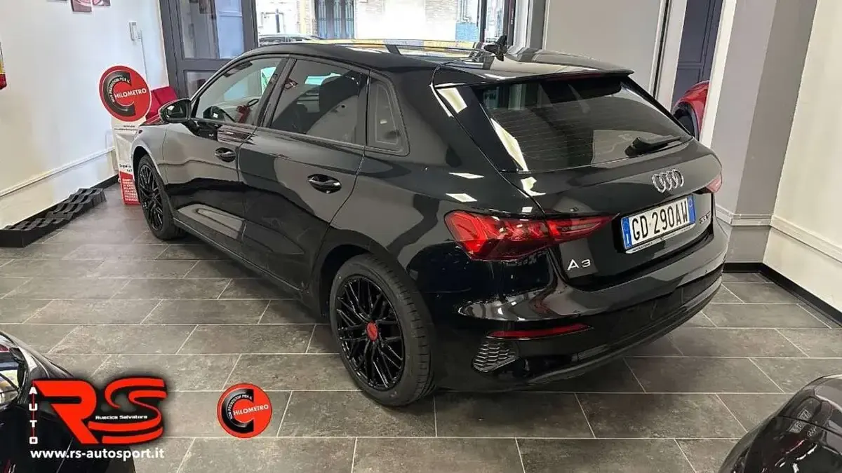 Usata Audi A3 Advanced 150 CV (110 kW) 2020 Nero Berlina