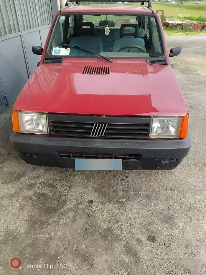 Usata Fiat Panda 4x4 54 CV (39 kW) 1999 Rosso Utilitaria