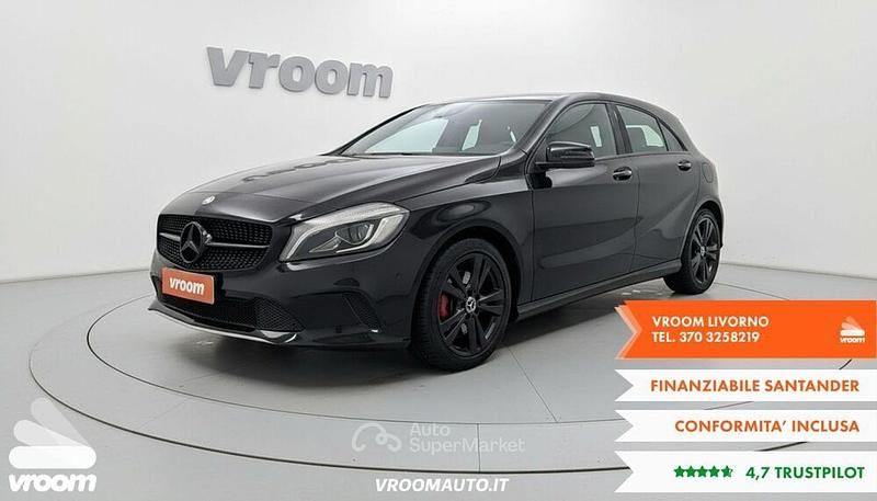 Usata Mercedes A180 Premium 109 CV (80 kW) 2017 Nero Berlina