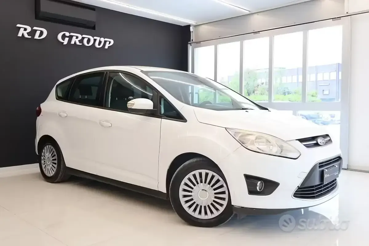 Usata Ford C-MAX Titanium 95 CV (69 kW) 2013 Bianco Monovolume