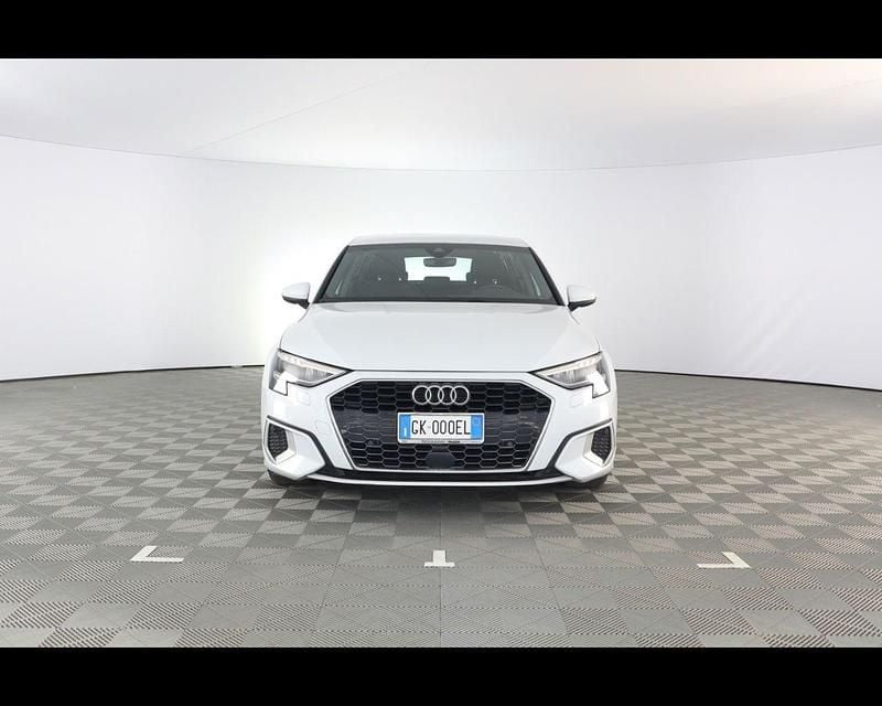 Usata Audi A3 Advanced 116 CV (85 kW) 2021 Bianco Berlina