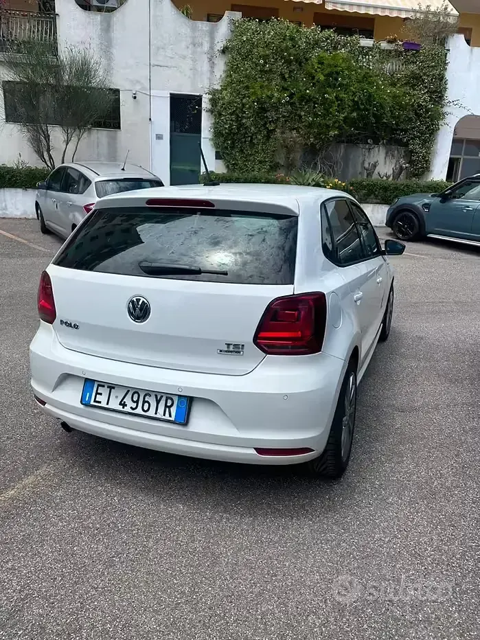 Usata VW Polo 90 CV (66 kW) 2014 Bianco Berlina