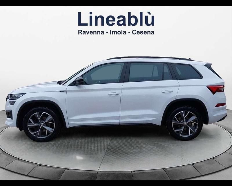 Usata Skoda Kodiaq SportLine 150 CV (110 kW) 2022 Bianco SUV