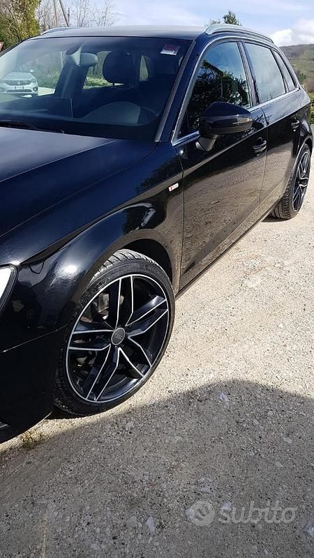 Usata Audi A3 105 CV (77 kW) 2014 Nero Berlina