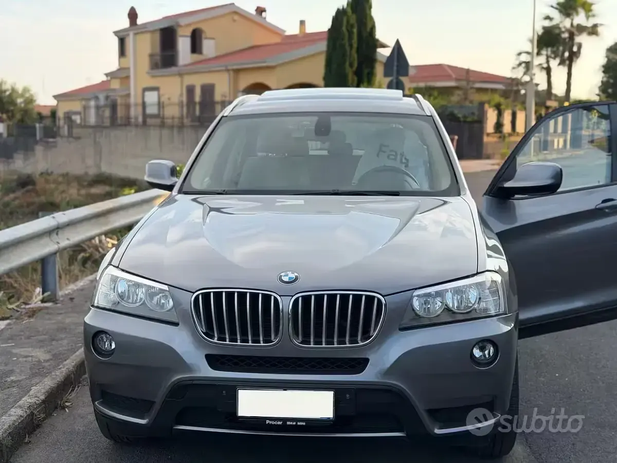 Usata BMW X3 Efficient Dynamics 184 CV (135 kW) 2011 Grigio SUV