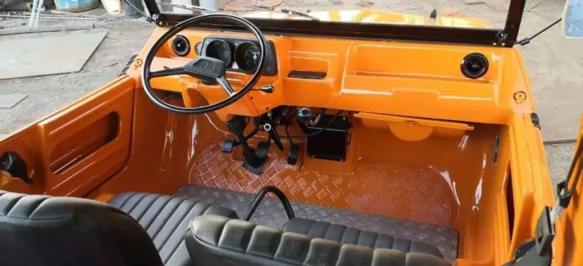 Usata Citroën Méhari 29 CV (21 kW) 1983 Arancione Cabrio