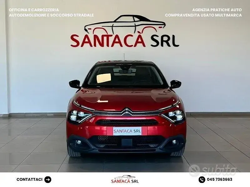 Usata Citroën C4 PureTech 131 CV (96 kW) 2020 Rosso Berlina