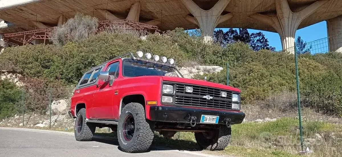 Usata Chevrolet Blazer 130 CV (95 kW) 1984 Rosso SUV