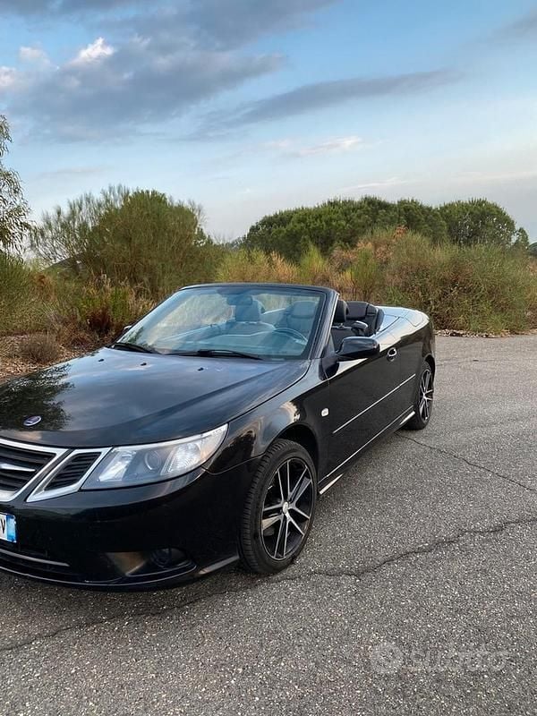 Usata Saab 9-3 Cabriolet Linear 150 CV (110 kW) 2008 Nero Cabrio