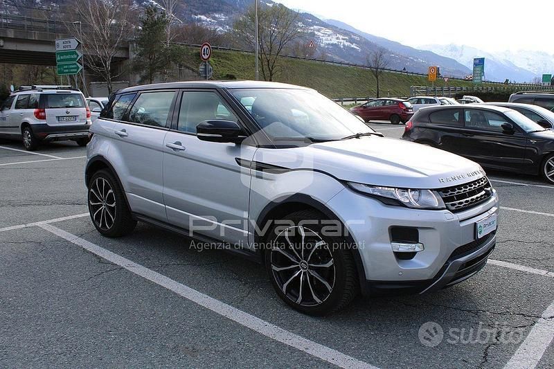 Usata Land Rover Range Rover evoque Dynamic 190 CV (139 kW) 2013 Grigio SUV