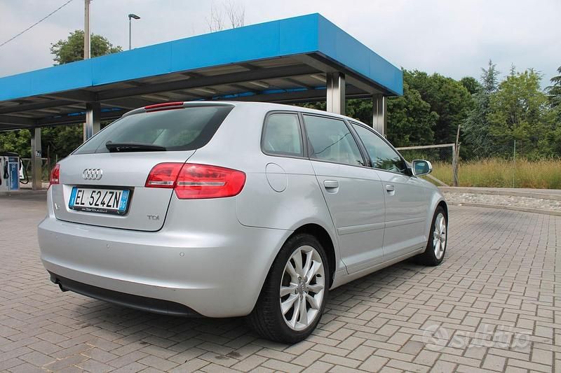 Usata Audi A3 S-Line 150 CV (110 kW) 2012 Grigio Utilitaria