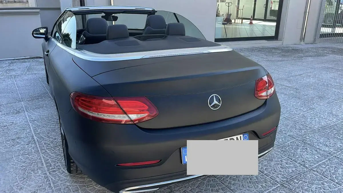 Usata Mercedes C220 Premium Plus 194 CV (142 kW) 2018 Grigio Cabrio