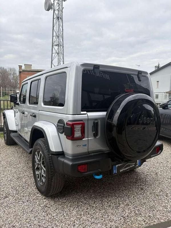 Usata Jeep Wrangler Unlimited Sahara 379 CV (278 kW) 2022 Grigio SUV