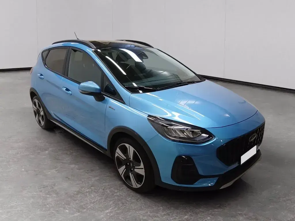Usata Ford Fiesta Active X 125 CV (91 kW) 2022 Boundless blue (metallizzato) Utilitaria