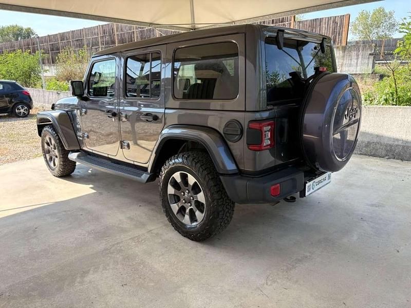 Usata Jeep Wrangler Unlimited Sahara 200 CV (147 kW) 2018 Grigio SUV