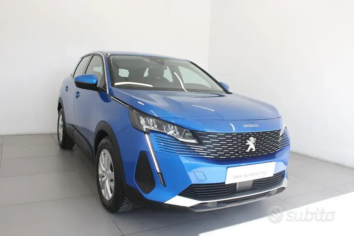 Usata Peugeot 3008 Active 131 CV (96 kW) 2021 Blu SUV