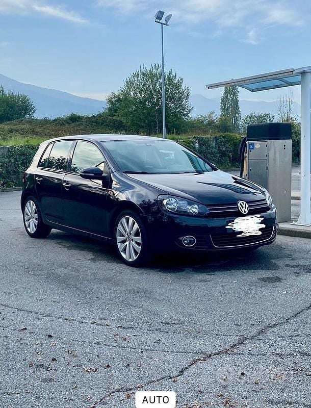 Usata VW Golf VI 110 CV (80 kW) 2009 Nero Utilitaria