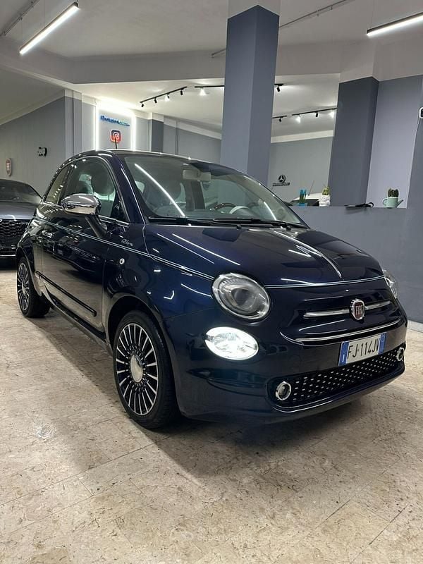 Usata Fiat 500 Lounge 95 CV (69 kW) 2017 Blu Berlina