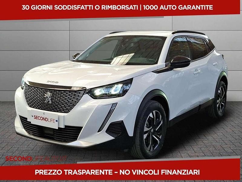 Bianco Usata 2022 Peugeot 2008 Allure SUV | 17.900 € (Buon prezzo) - Immagine 1/4