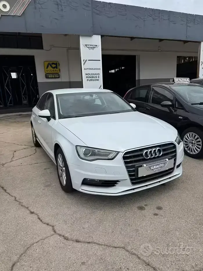 Usata Audi A3 105 CV (77 kW) 2015 Bianco Berlina