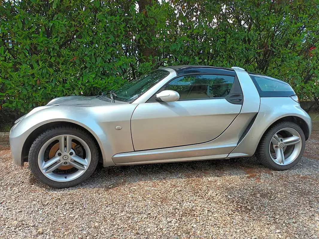 Usata Smart Roadster 82 CV (60 kW) 2004 Argento Cabrio