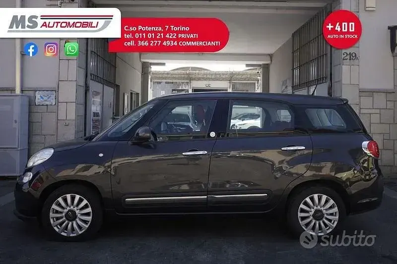 Usata Fiat 500L Living 105 CV (77 kW) 2015 Grigio scuro Monovolume