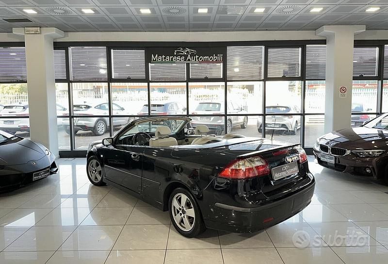 Usata Saab 9-3 150 CV (110 kW) 2006 Nero Cabrio