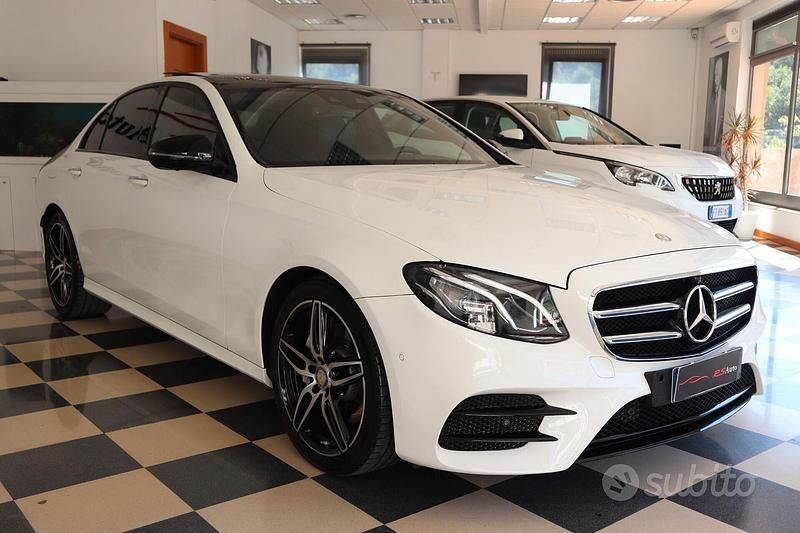 Usata Mercedes E220 Premium 194 CV (142 kW) 2016 Bianco Berlina