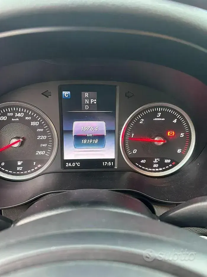 Usata Mercedes C220 170 CV (125 kW) 2015 Bianco Station wagon
