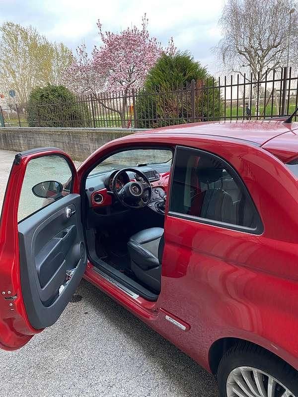 Usata Fiat 500 Pop 75 CV (55 kW) 2008 Rosso Utilitaria