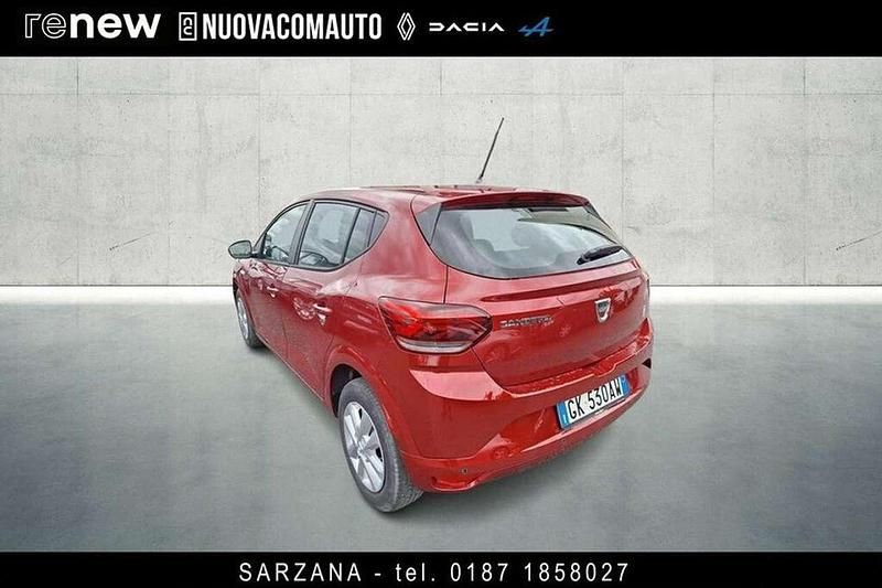 Usata Dacia Sandero Comfort 67 CV (49 kW) 2022 Rosso dinamico Berlina