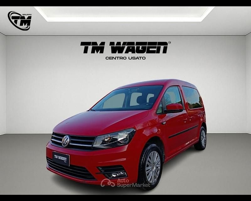 Rosso Usata 2017 VW Caddy Trendline Monovolume | 13.700 € (Ottimo prezzo) - Immagine 1/4
