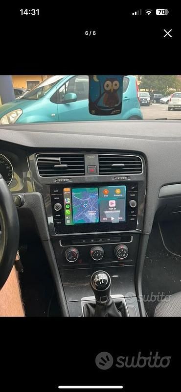 Usata VW Golf VII 115 CV (84 kW) 2018 Bianco Utilitaria