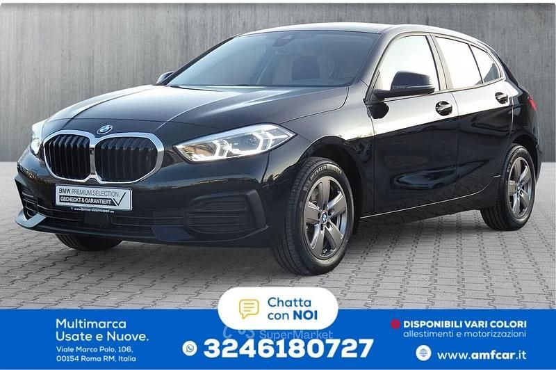 Usata BMW 118 Advantage 136 CV (100 kW) 2023 Nero Utilitaria
