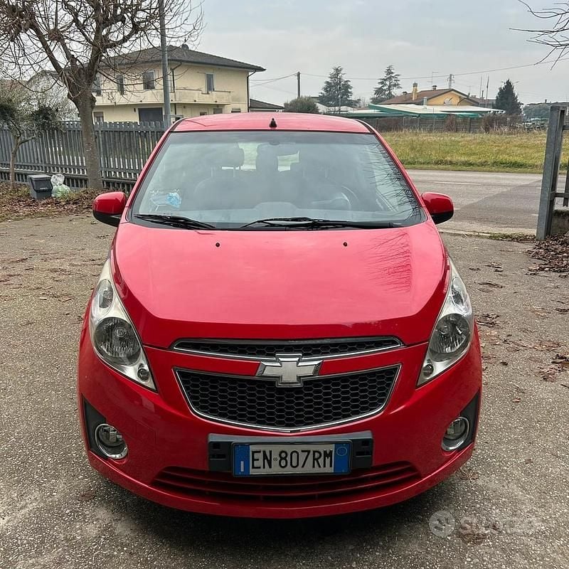 Usata Chevrolet Spark LS 68 CV (50 kW) 2012 Rosso Utilitaria