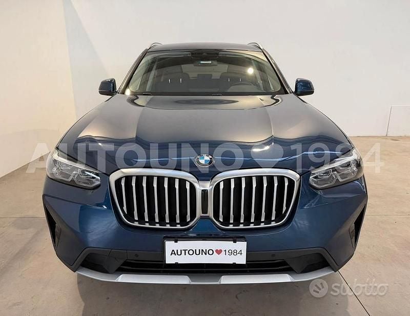 Usata BMW X3 190 CV (139 kW) 2022 Blu SUV