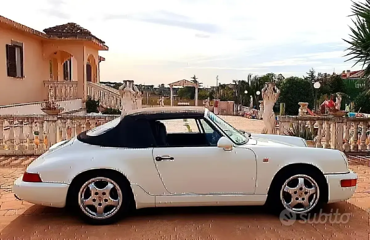 Usata Porsche 911 Carrera Cabriolet 250 CV (183 kW) 1991 Bianco Cabrio