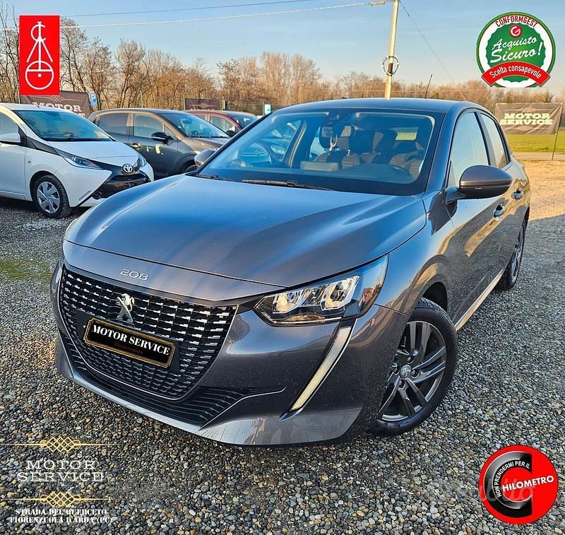 Usata Peugeot 208 Allure 75 CV (55 kW) 2021 Grigio Utilitaria