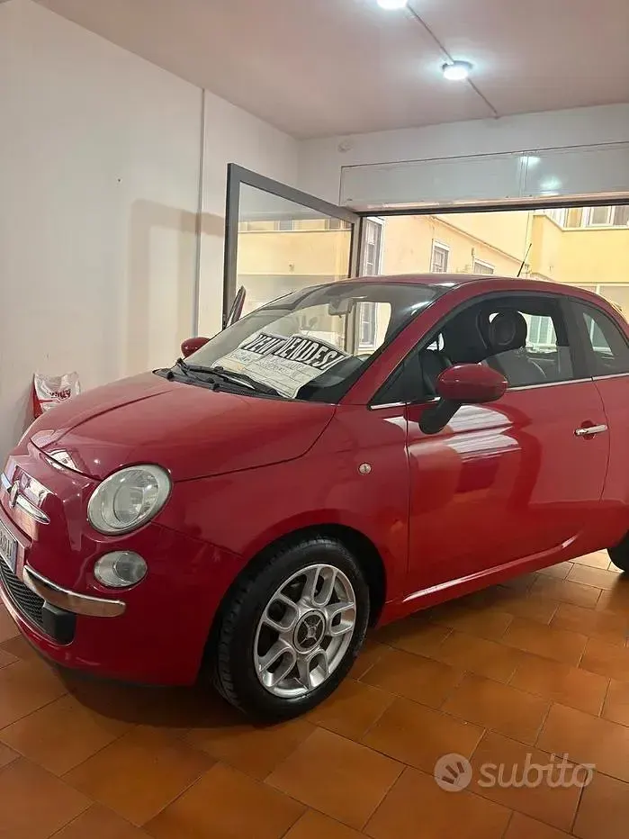 Usata Fiat 500 95 CV (69 kW) 2011 Rosso Berlina