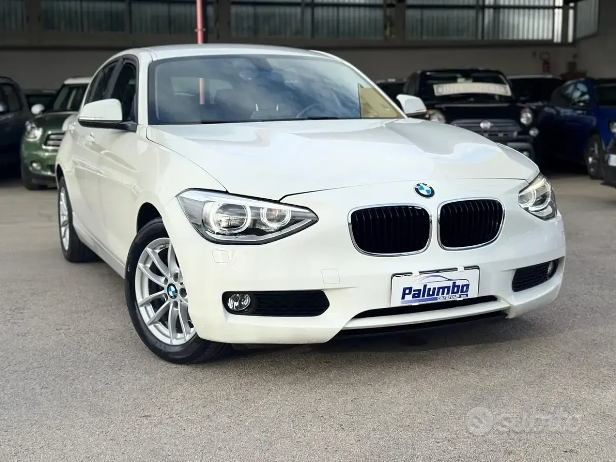 Usata BMW 116 Efficient Dynamics 116 CV (85 kW) 2014 Bianco Utilitaria
