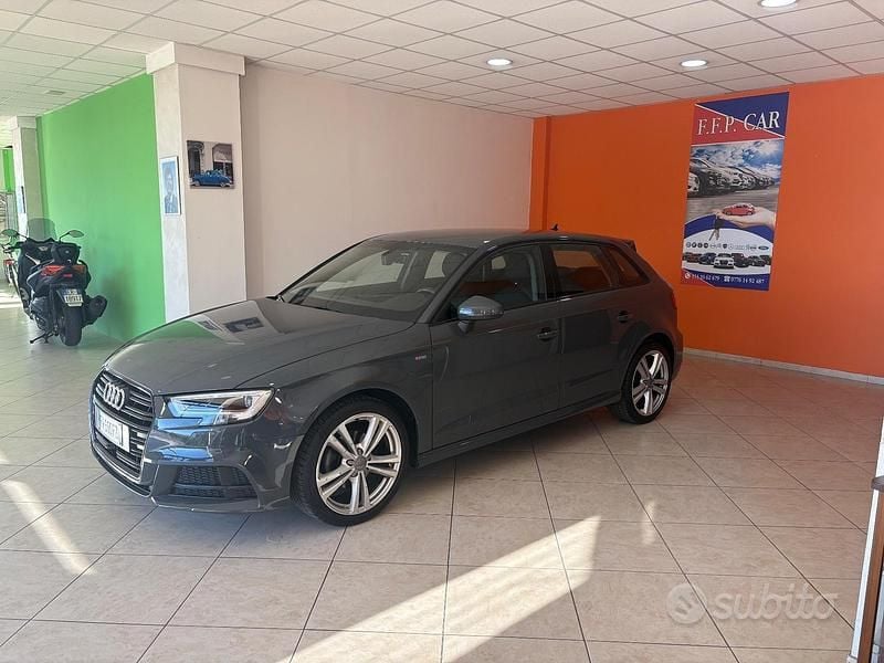 Usata Audi A3 S-Line 115 CV (84 kW) 2019 Grigio Berlina
