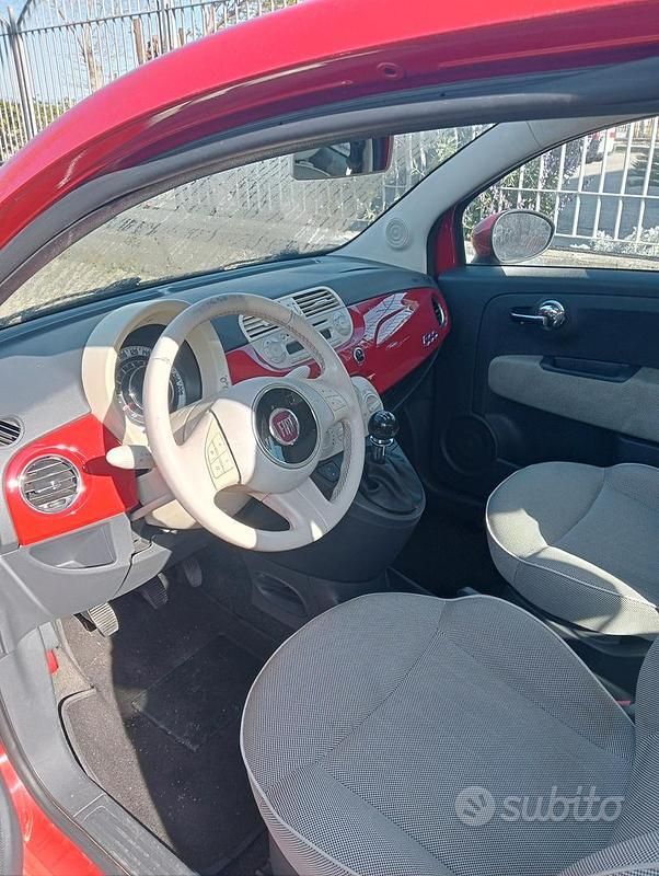 Usata Fiat 500 69 CV (50 kW) 2010 Rosso