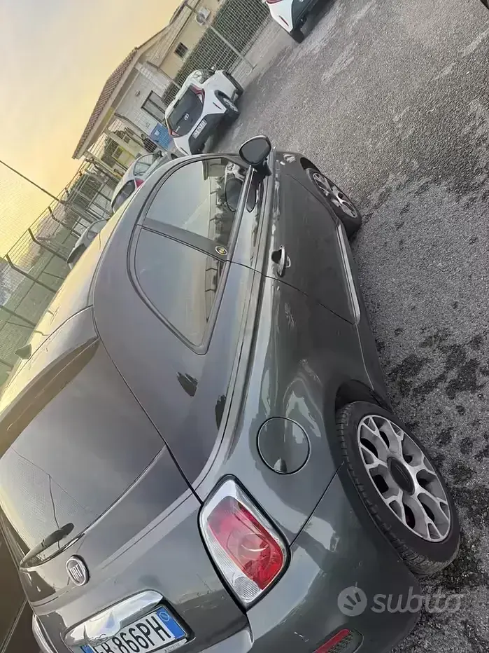 Usata Fiat 500 100 CV (73 kW) 2016 Nero Berlina