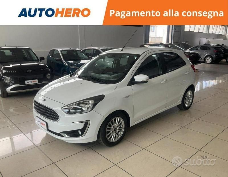 Bianco Usata 2019 Ford Ka Plus Ultimate Due volumi | 9999 € (Buon prezzo) - Immagine 1/2